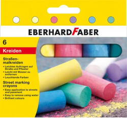 Eberhard Faber Aszfaltkréta, henger alakú, EBERHARD FABER, 6 különböző szín (TFCEF526506) - tintasziget