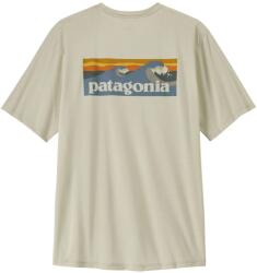 Patagonia Мъжка спортна тениска Patagonia Cap Cool Daily Shirt Boardshort Logo Sport shirt - Dyno White - размер XS (216-7988-0211)