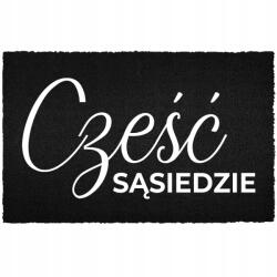 TabPrint Lábtörlő Bejárati Padló Fekete Kókusz Humorral Szia Szomszédok (WYCIERACZKA CZARNA KOKOSOWA CZEŚĆ SĄSIEDZIE)