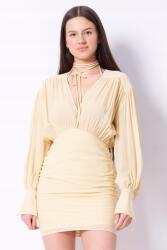 PINKO Ruha mini sárga, nyakban megkötős Apricena Pinko 106896 A3B2 40 It (106896 A3B2 C19)