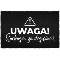 TabPrint Lábtörlő Kókusz 40X60 Fekete Ajtó Alá Humor Felirat Megjegyzés: Szarkazmus (WYCIERACZKA WEJŚCIOWA 40X60 UWAGA: SARKAZM.)