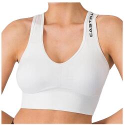Castelli Дамски потник за колоездене Castelli Women's Comfort Travel Crop Top Cycling singlet - White - размер L/XL (156-2743-0312)