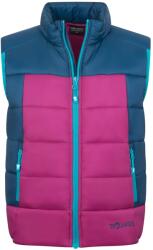 TROLLKIDS Детски синтетичен елек Trollkids Kid's Hardanger Vest Synthetic vest - Madeira Blue / Bright Berry / Dark Turquoise - размер 128 (EU) (703-4663-0216)