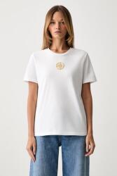 Elisabetta Franchi női pamut póló - fehér 42 - answear - 68 990 Ft