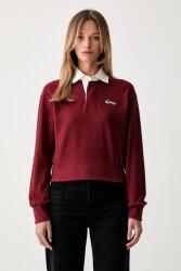 KENZO női pamut blúz - burgundia L