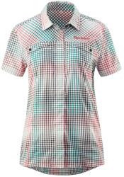 Gonso Дамска фланелка с къс ръкав за колоездене Gonso Women's Arenda Cycling jersey - Quetz Green Check - размер 46 (EU) (156-2100-0317)