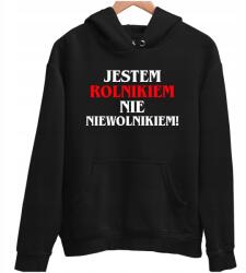 JHK Gazda Vagyok Nem Rabszolga Unisex Pulóver Fekete XXL-es méret