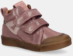 Froddo gyerek félcipő velúrból ROSARIO HIGH-TOP - rózsaszín 24