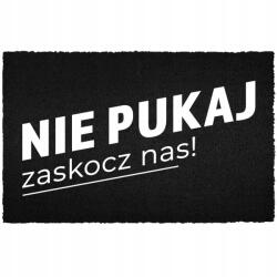 TabPrint Lábtörlő Bejárati Kókusz 40X60 Fekete Divatos Nyomtatás Ajándék Dekoráció (WYCIERACZKA STYL MODNA NADRUK CZARNA TRWAŁA)