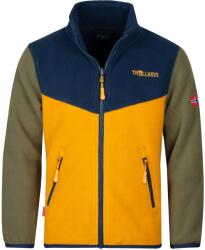 TROLLKIDS Детско поларено яке Trollkids Kids Oppdal Jacket XT Fleece jacket - Moss / Golden Yellow / Mystic Blue - размер 164 (EU) (703-2397-1519)