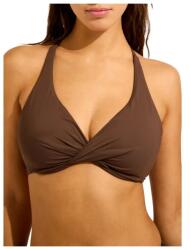 Seafolly Дамско бикини горнище Seafolly Women's Collective Wrap Front F Cup Bra Bikini top - Dark Chocolate - размер 38 (EU) (150-2121-0614)