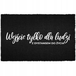 TabPrint Lábtörlő Kókusz Bemenet 40X60 Humorral Felirat Élettávolság Ok (WYCIERACZKA WEJŚCIOWA 40X60 TU RZĄDZI KOT)