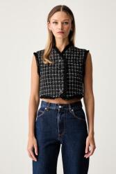 MSGM női mellény pamuttal - fekete 40