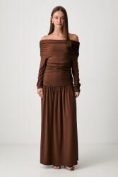 Pedro del Hierro drapériázott ruha - barna S