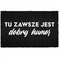 TabPrint Lábtörlő Bejárati Padló Fekete Kókusz Az Ajtó Alá Humor Jó Humor (WYCIERACZKA CZARNA KOKOSOWA DOBRY HUMOR)