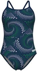 arena Дамски бански костюм Arena Women's Fireflow Swimsuit Lightdrop Back Swimsuit - Navy / Team Blue Green - размер 38 (EU) (150-5754-0615)
