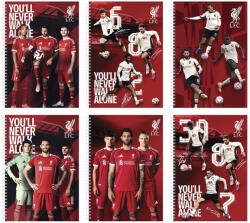  Spirálfüzet LIVERPOOL A/4 70 lapos kockás (7500154000)