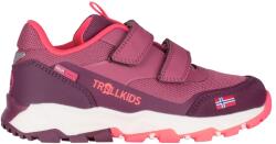 Trollkids Детски мултиспорт обувки Trollkids Kid's Preikestolen Hiker Multisport shoes - Frozen Berry / Deep Ruby / Pink Salmon - размер 28 (EU) (702-2108-1714)