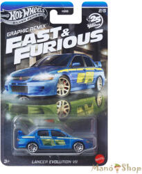 Mattel Series -Fast & Furious Graphic Remix: Lancer Evolution VII (JBY47)
