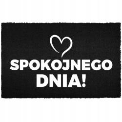 TabPrint Lábtörlő Bemeneti Padló Fekete Kókusz Humorral Nyugodt Nap (WYCIERACZKA CZARNA KOKOSOWA SPOKOJNEGO DNIA)