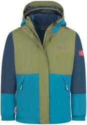 TROLLKIDS Детско 3-в-1 яке Trollkids Kid's Kjerag 3in1 Jacket 3-in-1 jacket - Pine Green / Dark Marine / Mystic Blue - размер 110 (EU) (703-4666-0214)