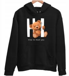JHK Vicces Kapucnis Pulóver Plüss Mackó Unisex Ajándék