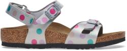 Birkenstock Детски сандали Birkenstock Kid's Rio AS Sandals - Electric Metallic Dots Silver - размер 32 (702-4254-0219)