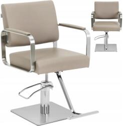 Physa Fodrász szék Physa Otley bézs-ezüst hidraulikus 50-66 cm (4902961392599)