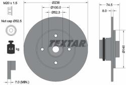 TEXTAR féktárcsa TEXTAR 92231700 (92231700)