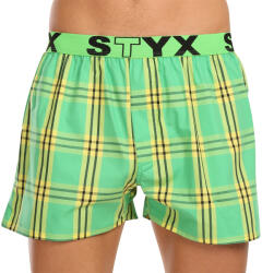 Styx Férfi bő szárú boxeralsó Styx sportos gumipánt többszínben (B1011) XXL