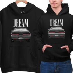 JHK Unisex Pulóver 280g Dodge Challenger Dream Ajándék M