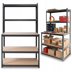 Humberg Műhelyi fém könyvespolc 180x100x60 Humberg asztal 825 kg Mdf (4855)