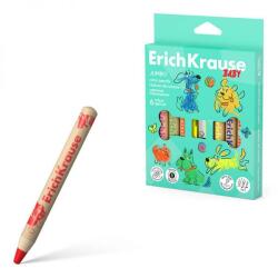 ErichKrause Baby kutyás 3in1 színesceruza készlet - JUMBO - 6 darabos (FR-63599)