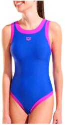 arena Дамски бански костюм Arena Women's Bold Lines Swimsuit - Neon Blue / Very Fuchsia - размер 40 (EU) (150-6701-0315)