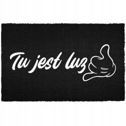 TabPrint Lábtörlő Bejárati Padló Fekete Kókusz Az Ajtó Alatt Humor Itt Laza (WYCIERACZKA CZARNA KOKOSOWA TU JEST LUZ)