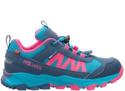 Trollkids Детски мултиспорт обувки Trollkids Kid's Tronfjell Hiker Low Multisport shoes - Dark Turquoise / Light Magenta - размер 31 (EU) (702-2415-0914)