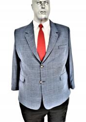  Férfi Kék Kockás Szabódzseki méret 66 [132/182 cm]