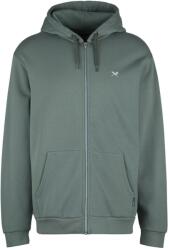Iriedaily Мъжко яке за тренировка Iriedaily Mini Flag 2 Zip Hood Training jacket - Jungle Green (003-2672-0514)