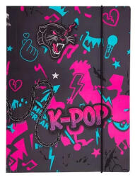 COOLPACK A4 gumis mappa - K-POP Dark
