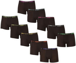Lee Cooper 10PACK Férfi boxeralsó Lee Cooper fekete (LCUBOX10P06-1948379) L