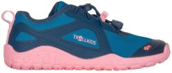 Trollkids Детски обувки barefoot Trollkids Kid's Skanden Barefoot Hiker Barefoot shoes - Madeira Blue / Peony Rose - размер 39 (EU) (702-5143-0325)