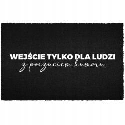 TabPrint Lábtörlő Kókusz Bemenet 40X60 Felirat Bejárat Humorral Kötelező (WYCIERACZKA STREFA BEZ POWAGI.)