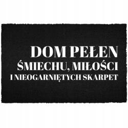 TabPrint Lábtörlő Bejárati Padló Fekete Kókusz Humor Fedetlen Zokni (CZARNA KOKOSOWA NIEOGARNIĘTE SKARPETY)