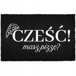 TabPrint Lábtörlő Bejárati Ajtó Alá 60X40 Kókusz Fekete Van Pizzád? (WYCIERACZKA MASZ PIZZĘ? Czarna kokosowa)