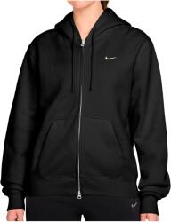 Nike Дамски суичър Nike Women's Studio Fleece MW Std Full Zip Hoody Hoodie - Total Black / Sail - размер XL (117-4040-0316)