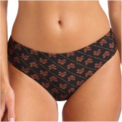 Seafolly Дамско бикини долнище Seafolly Women's Batik Bloom Retro Pant Bikini bottom - Black - размер 38 (EU) (150-6758-0113)