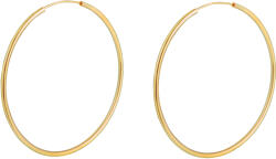 Olivie 4 cm-es ezüst karika fülbevaló GOLD 7087 (XUHU)