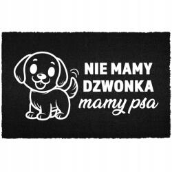 TabPrint Lábtörlő Kókusz Bemeneti 40X60 Nyomtatás Fekete Divatos Ajándék Dekoráció (WYCIERACZKA NADRUK HIT MODNA CZARNA MONOCHROM)