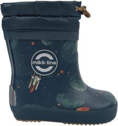 Mikk-Line Детски гумени ботуши Mikk-Line Kid's Wellies Winter Aop Barefoot Wellington boots - Space - размер 26 (EU) (731-0322-0218)