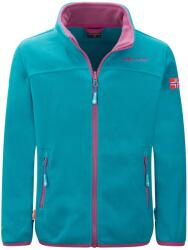 TROLLKIDS Детско поларено яке Trollkids Girls Oppdal Jacket XT Fleece jacket - Dark Turquoise / Bright Berry - размер 92 (EU) (703-2388-1211)